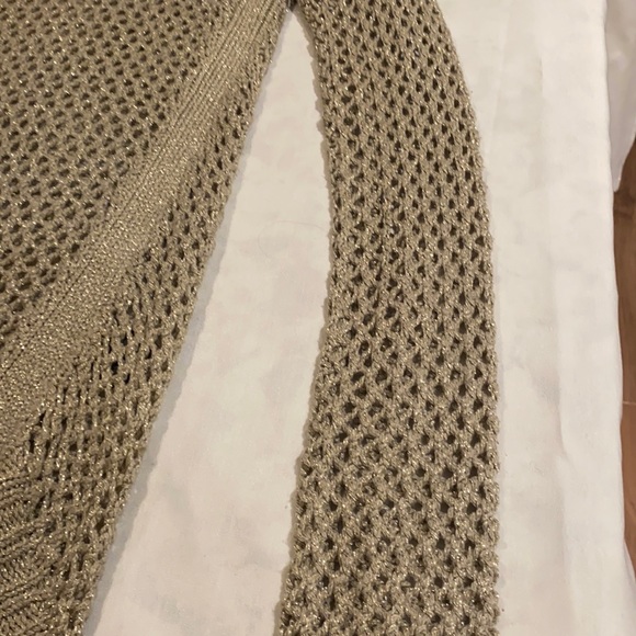 Sparkly tan knitted sweater - Picture 3 of 15
